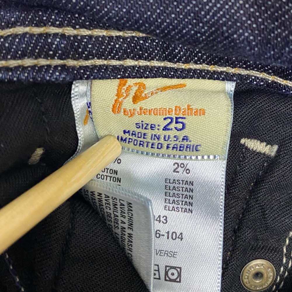 Citizens of Humanity Electric Guitar Grommet Stretch Bootcut Flare Jeans 25 x 33 - Picture 9 of 16